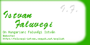 istvan faluvegi business card